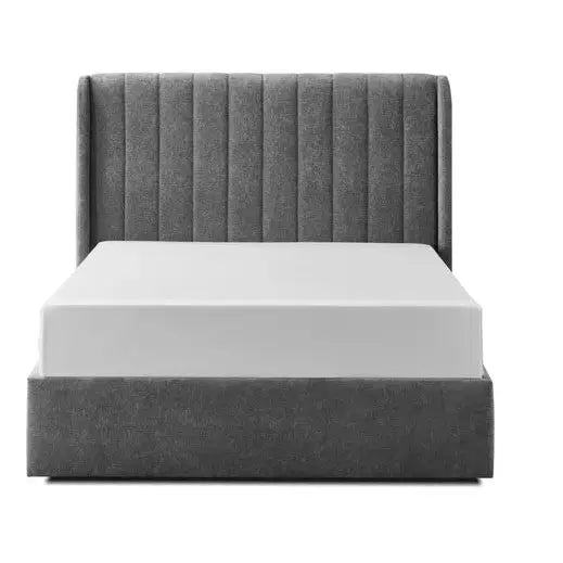 Frida Gaslift Ottoman Storage Bedframe Grey