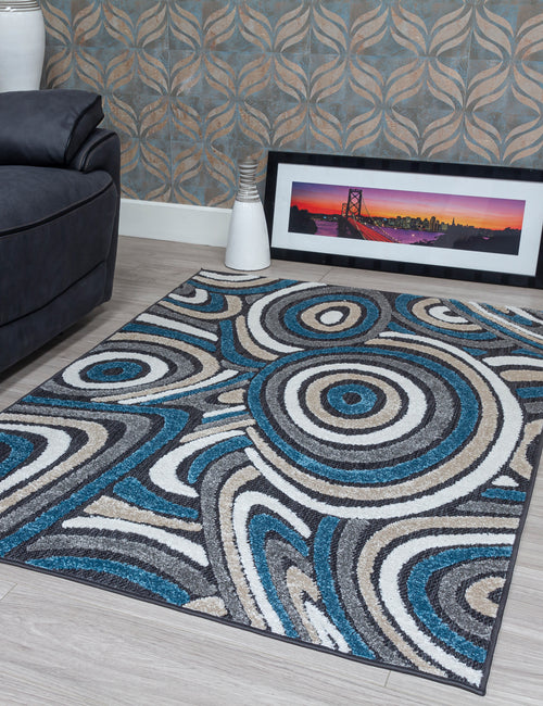 Alessia Oasis Blue Rug