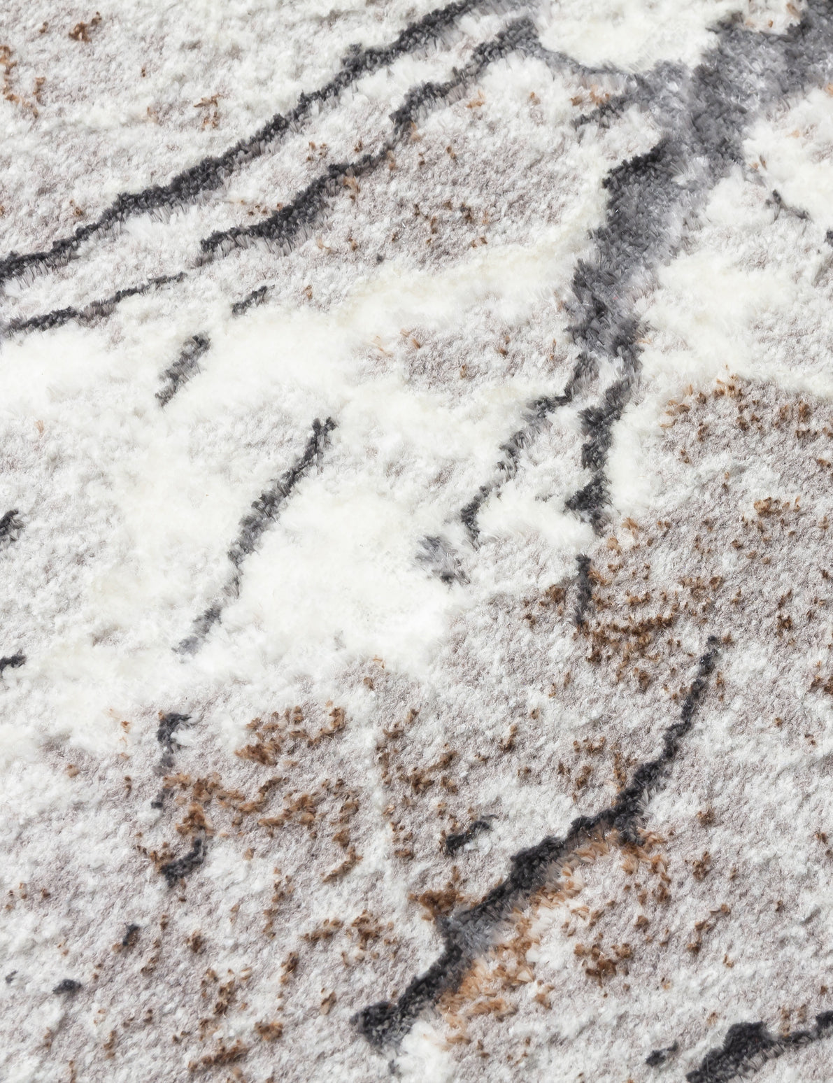 Glitz Marble Grey Rug