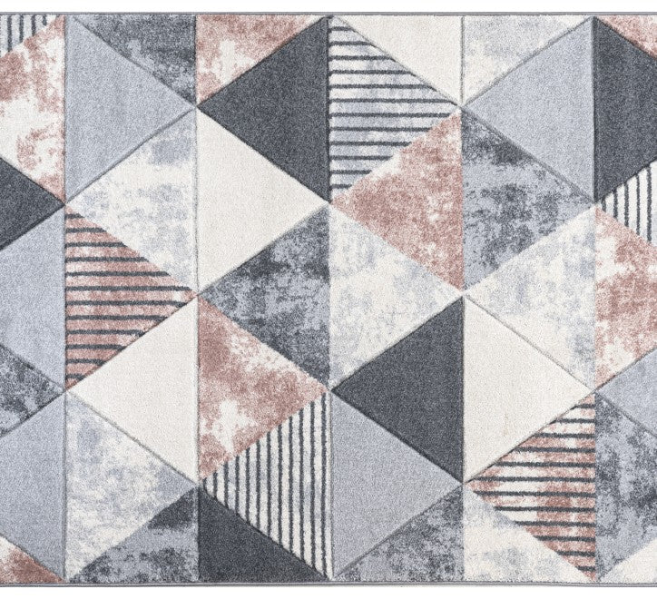 Mason Rug - 107 grey pink