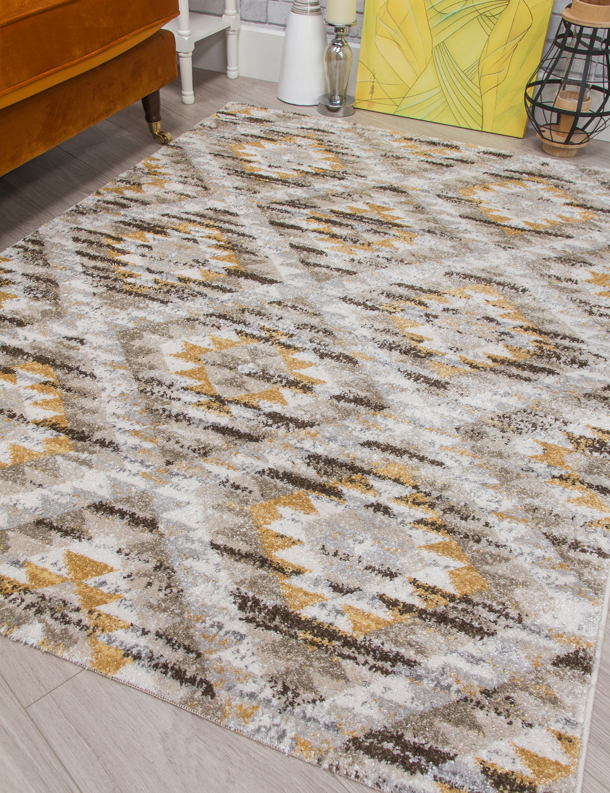 Ardenne Azteca Ochre Rug
