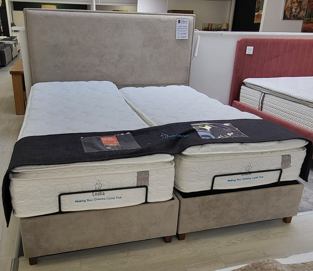 Electric Motion and Massage Full Bed Set