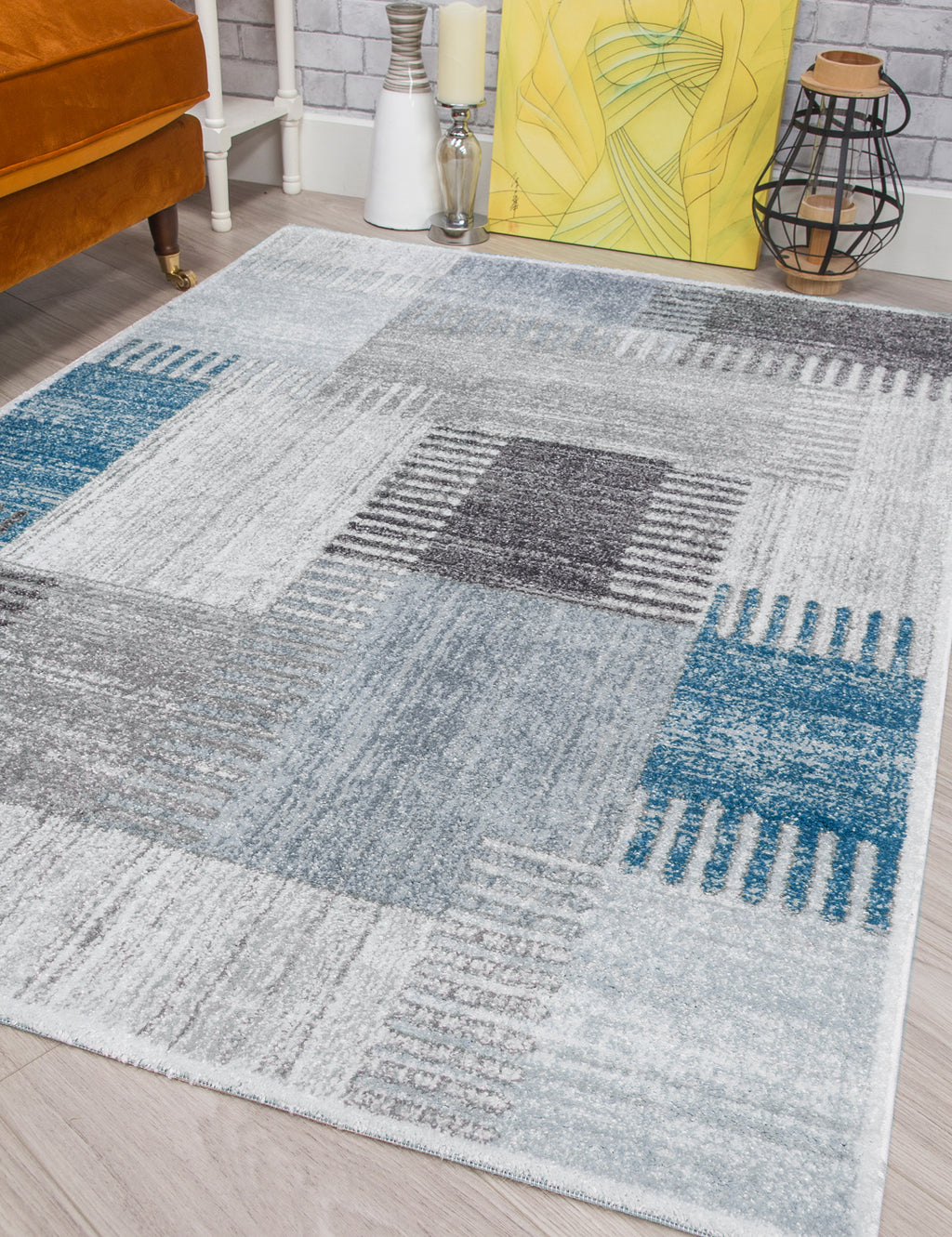 Ardenne Deco Blue Rug
