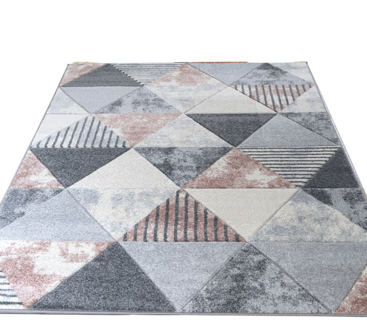 Mason Rug - 107 grey pink