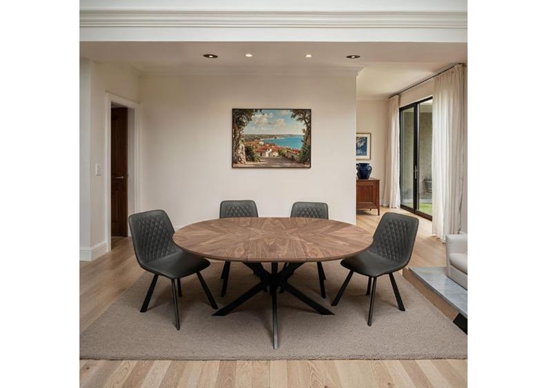 Hendrik Extending Round Dining Table