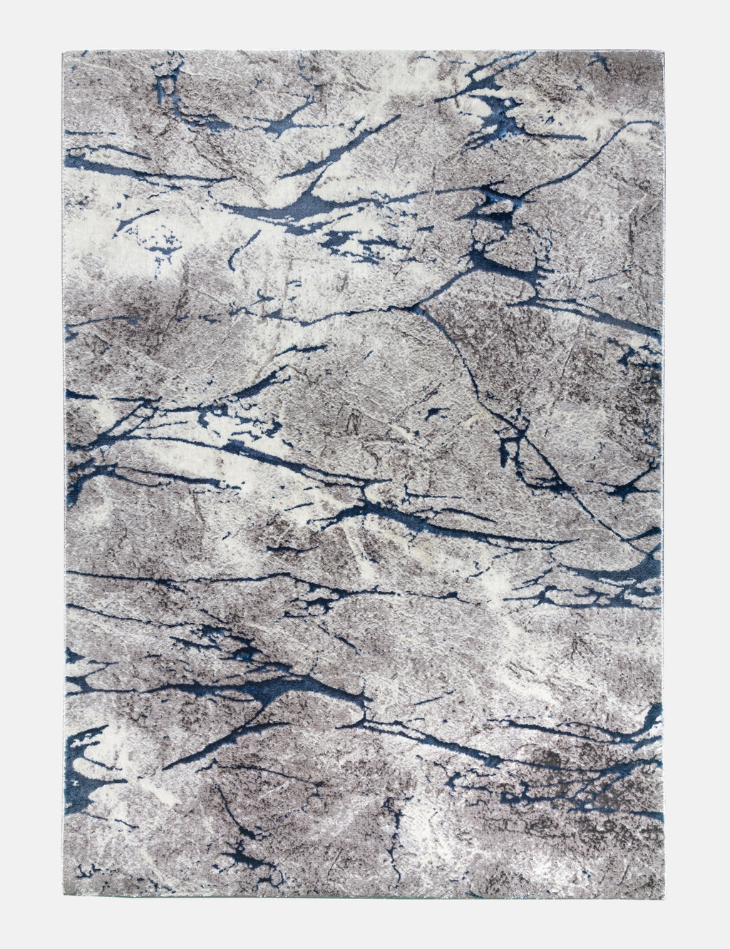 Glitz Marble Blue Rug