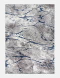 Glitz Marble Blue Rug