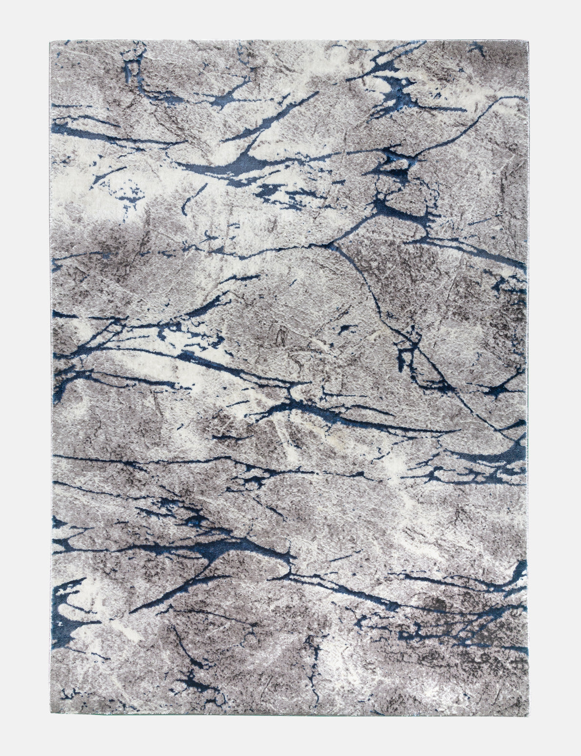 Glitz Marble Blue Rug