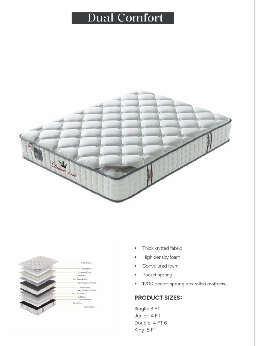 Dual Comfort Mattress