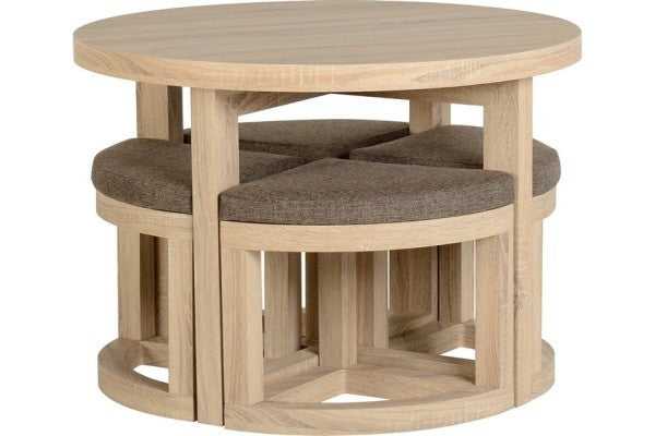 Cambourne Stowaway Round Dining Table and Chairs