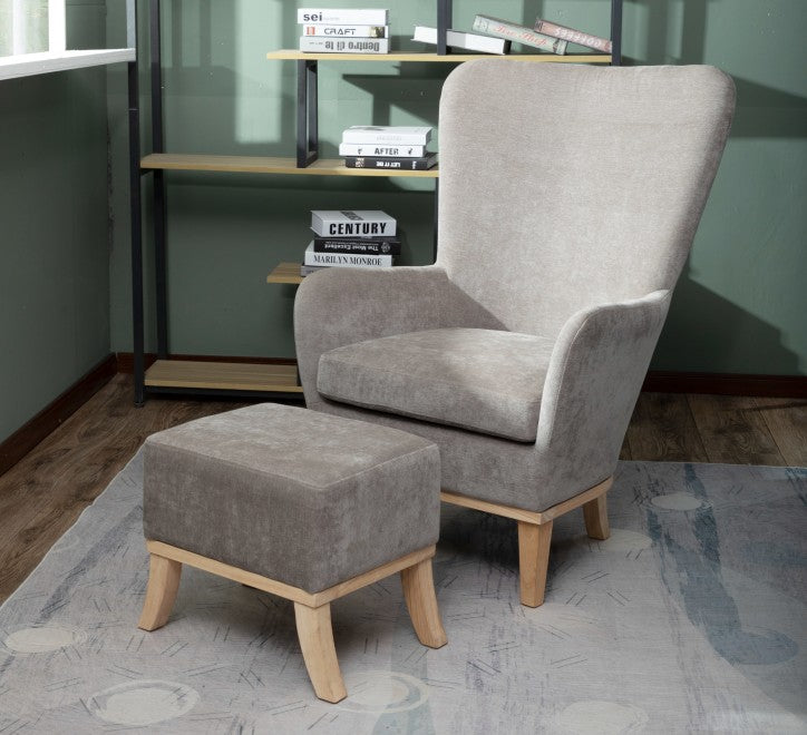 1986 Chair and Foot Stool