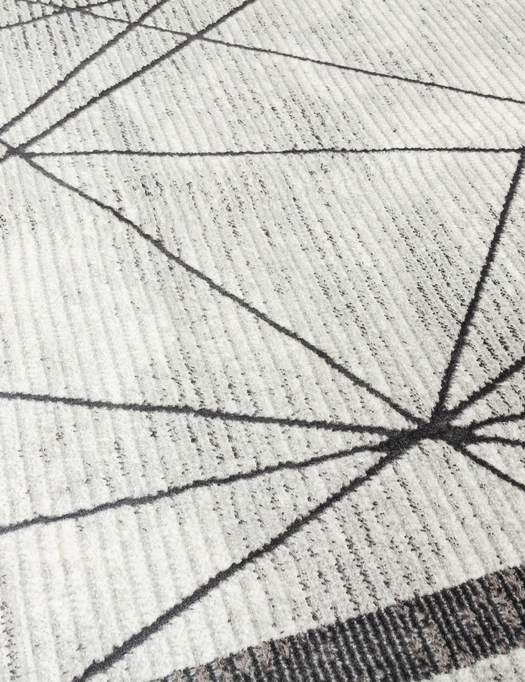 Glitz Art Deco Grey Rug
