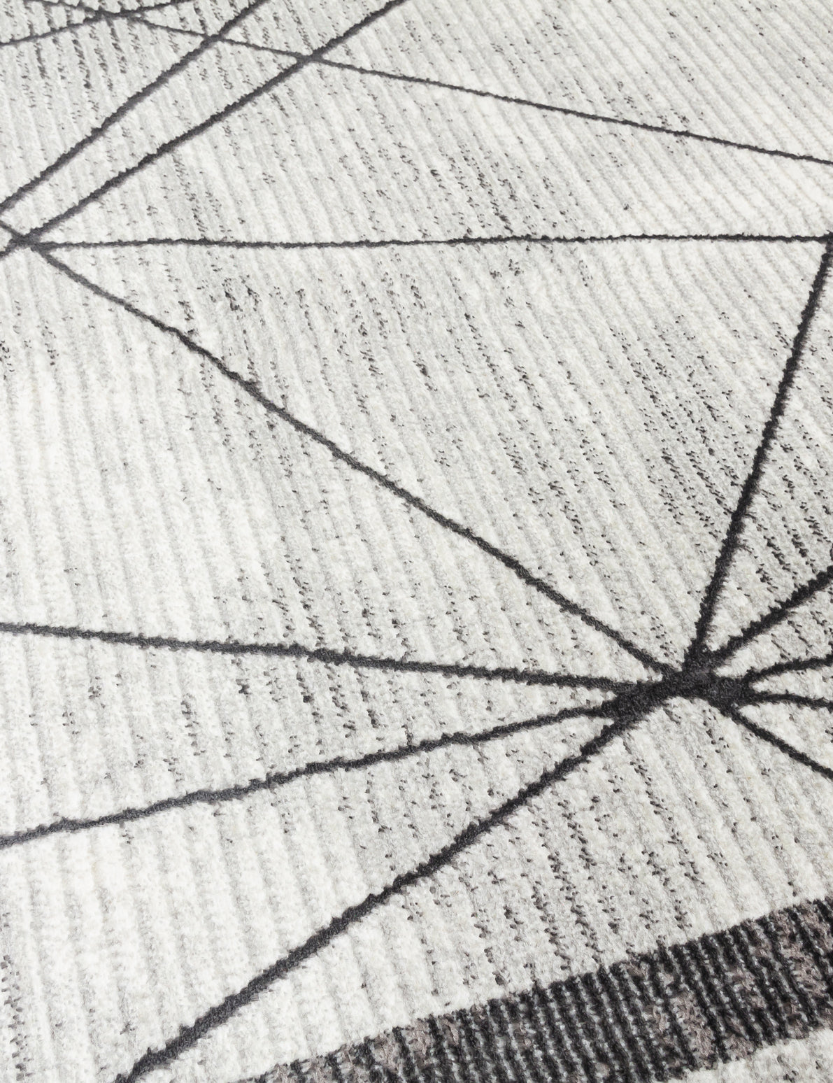 Glitz Art Deco Grey Rug