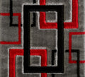Mercury Rug- Grey Red