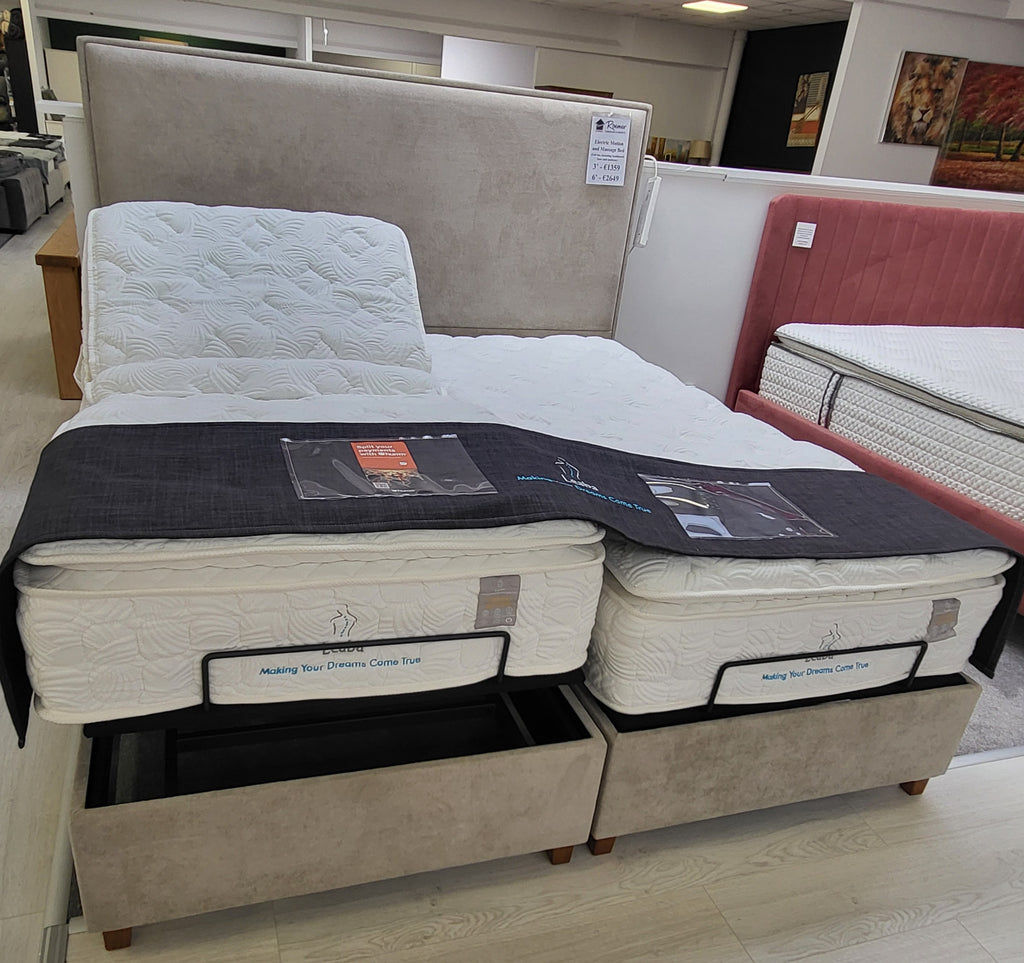 Electric Motion and Massage Full Bed Set