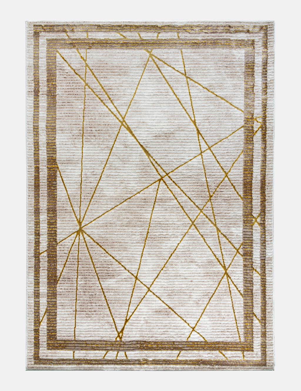 Glitz Art Deco Ochre Rug