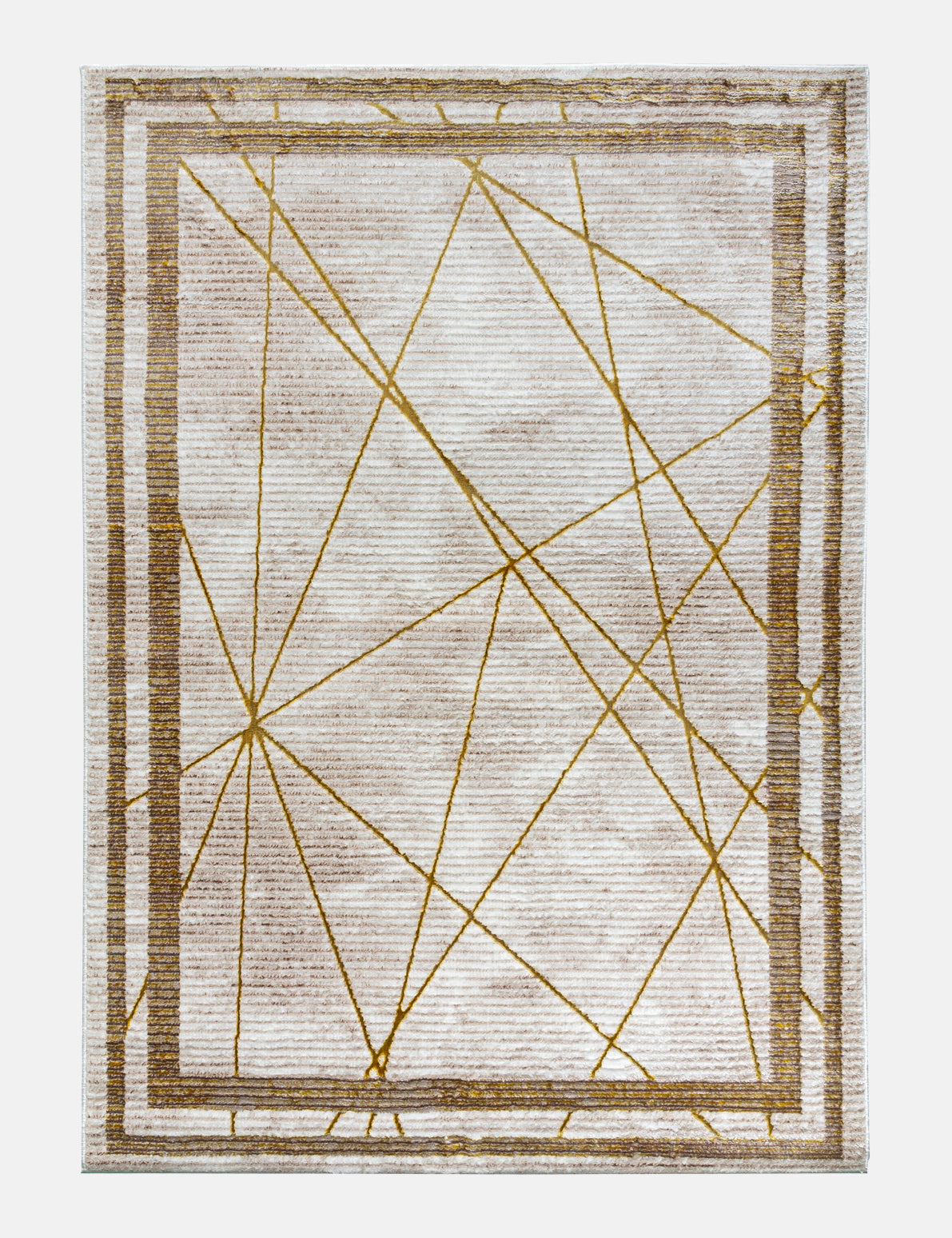 Glitz Art Deco Ochre Rug