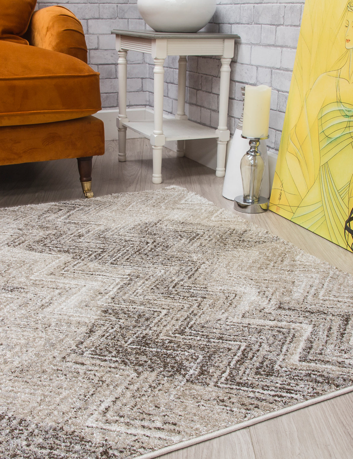 Ardenne Chevy Greige Rug