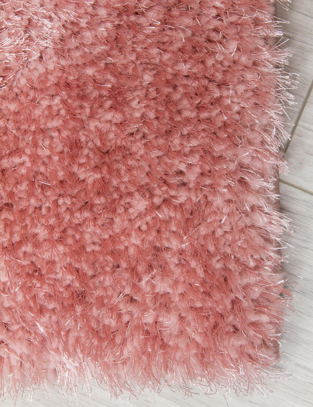 Plush Shaggy Pink Rug