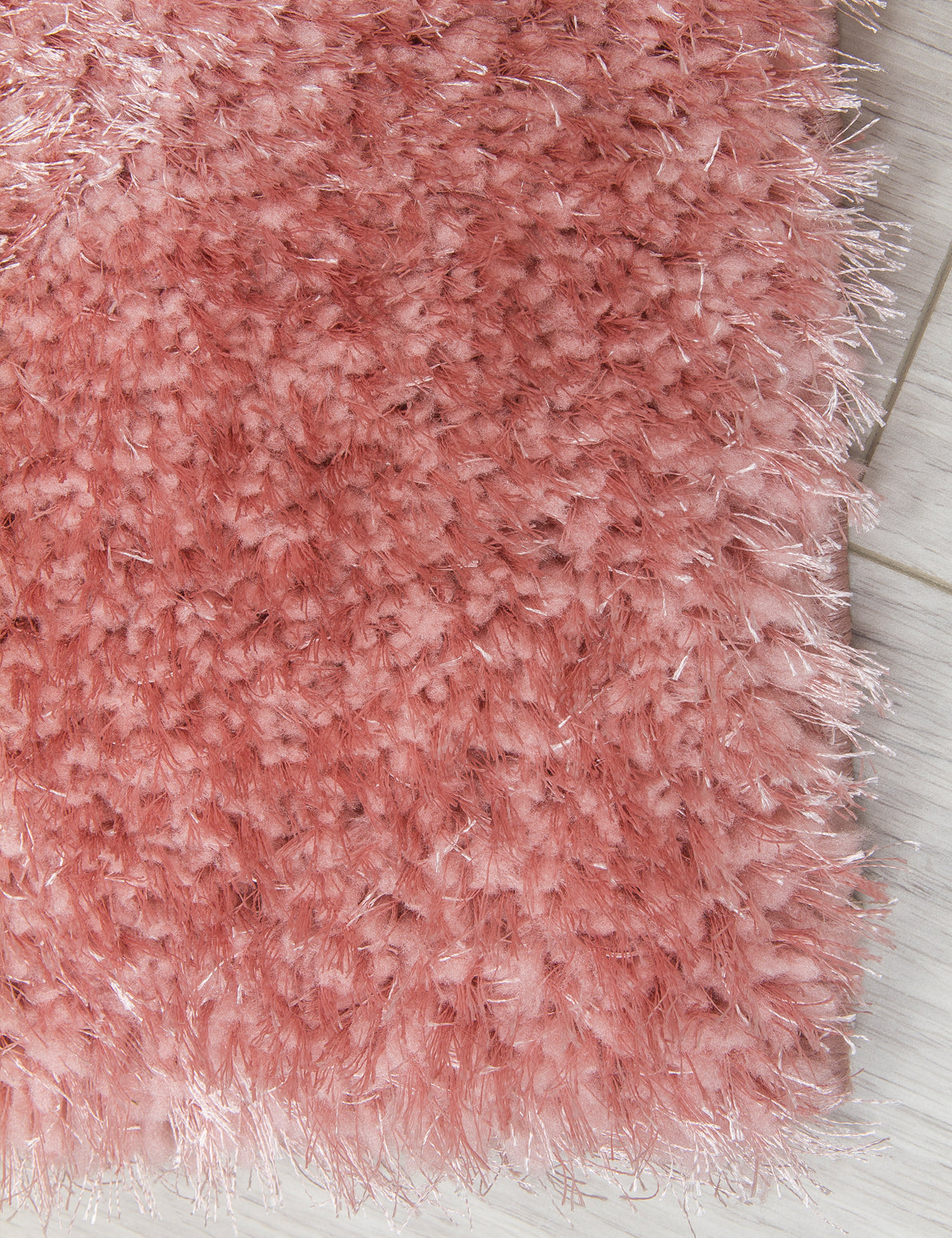 Plush Shaggy Pink Rug