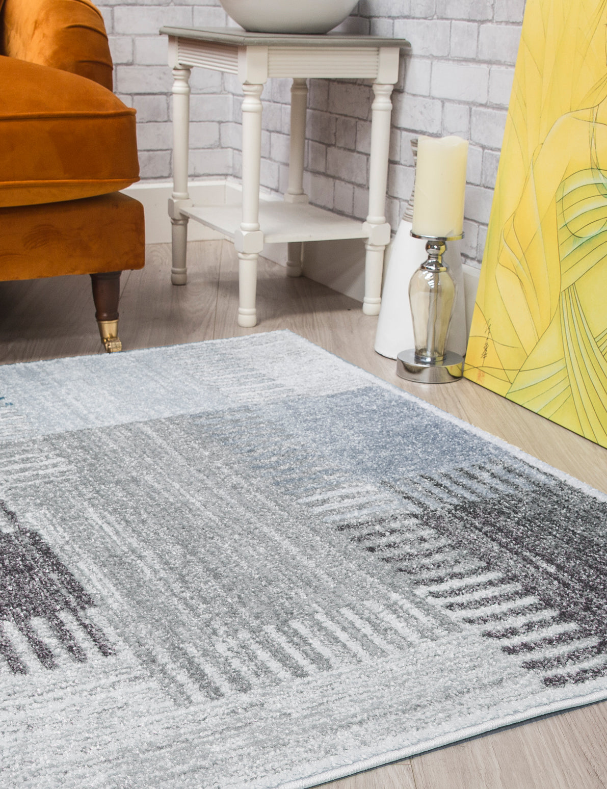 Ardenne Deco Blue Rug