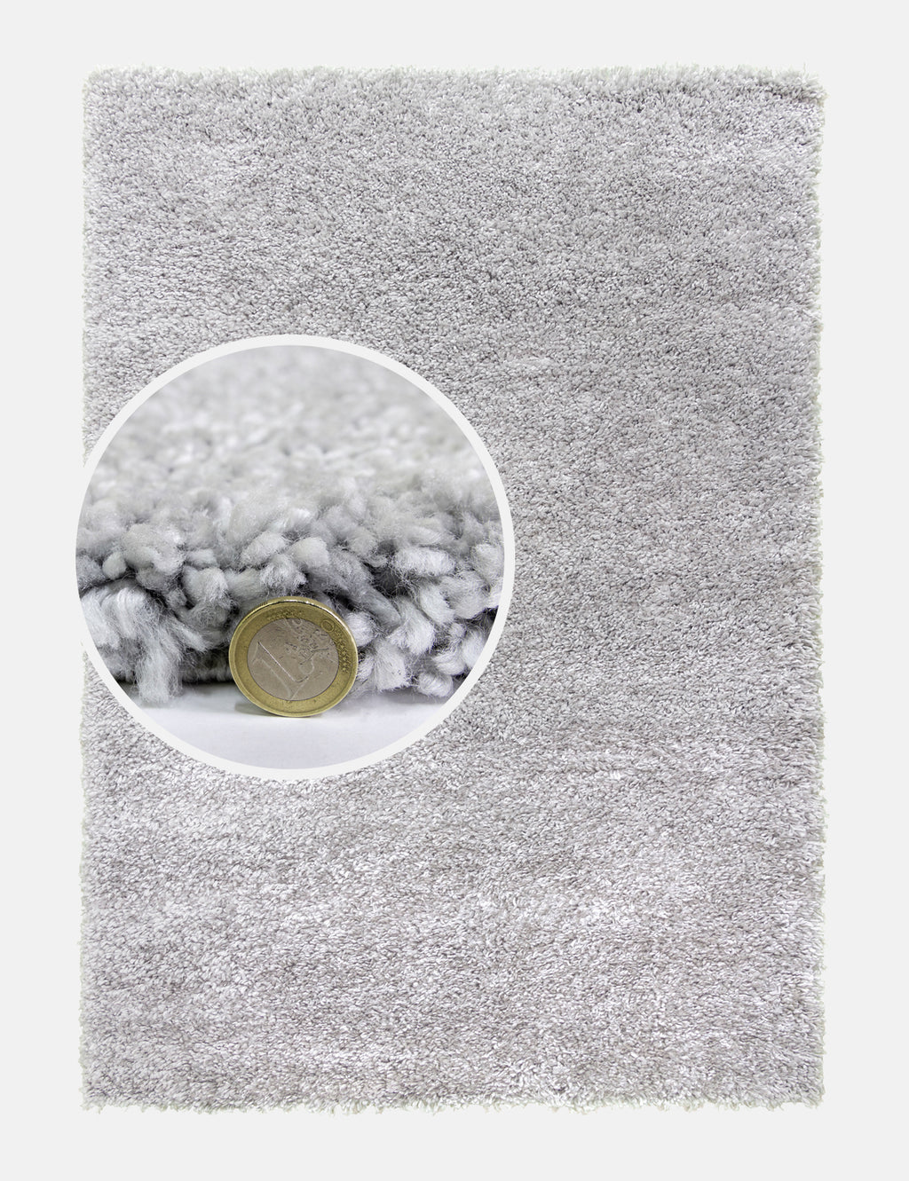 Dreams Shaggy Light Grey Rug