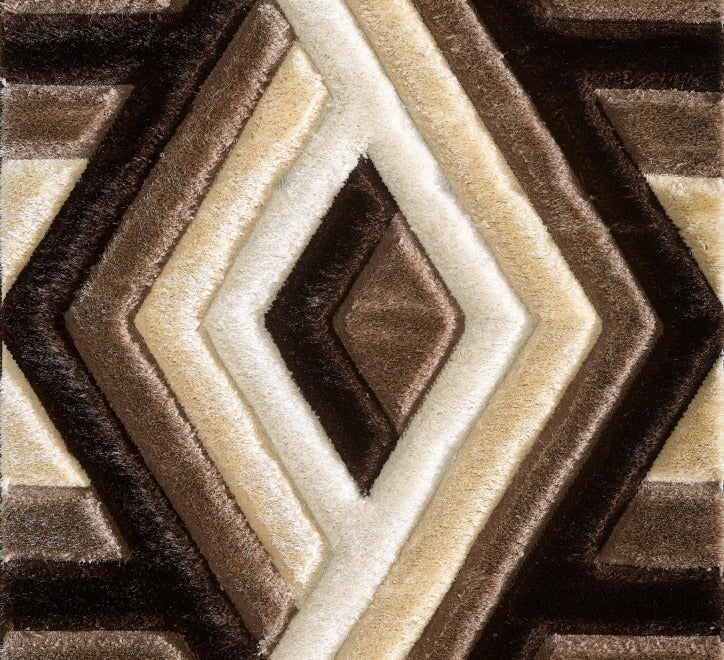Saturn Rug - beige brown