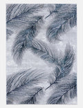Boutique Plumes Blue Rug