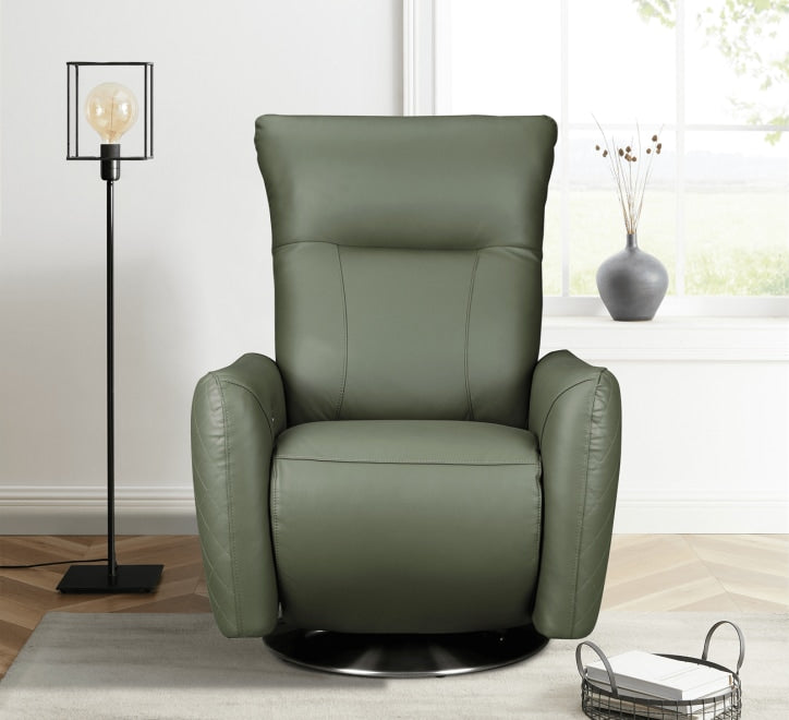 Monti Chair Green Leather
