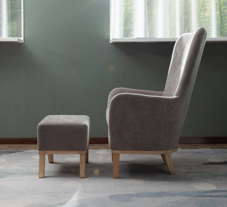 1986 Chair and Foot Stool