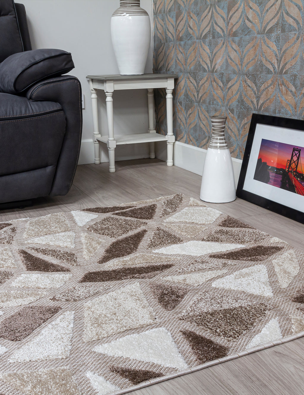 Alessia Loka Beige Rug