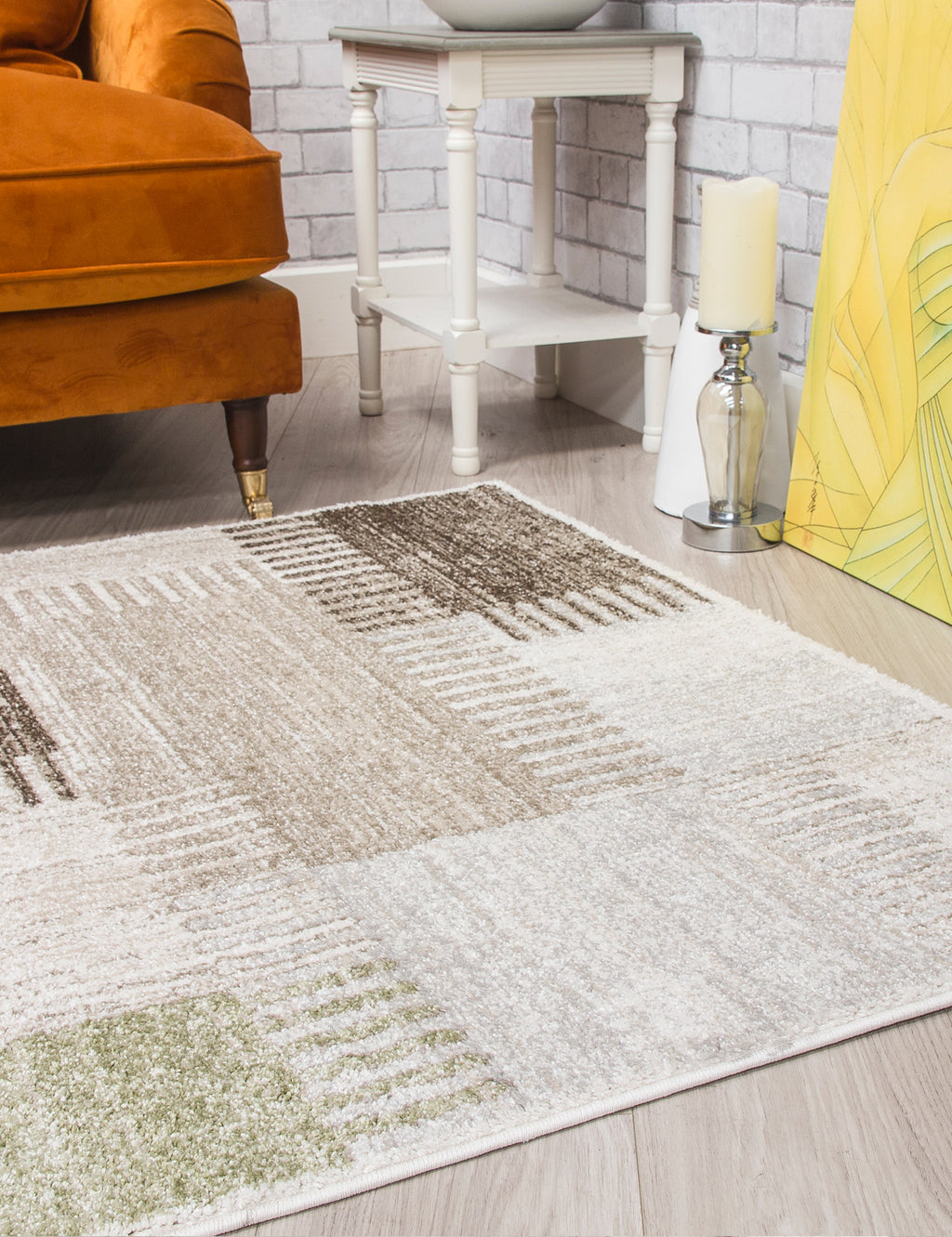 Ardenne Deco Green Rug