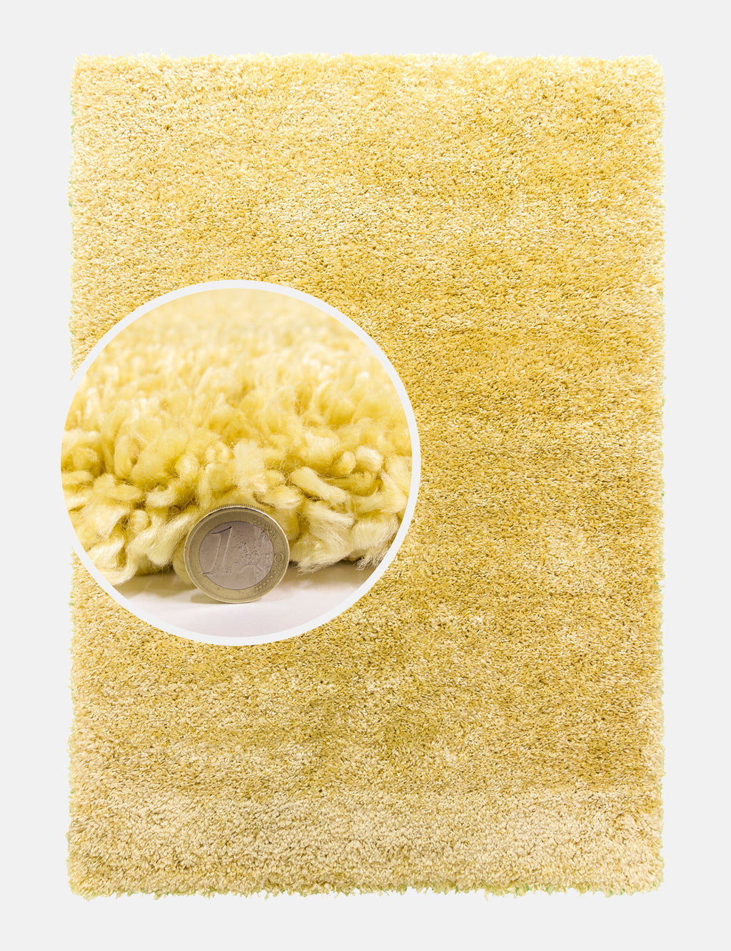 Dreams Shaggy Yellow Rug