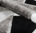 Pluton Rug - Black Grey