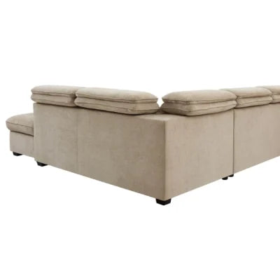 Roscoe Corner Sofa Bed Beige