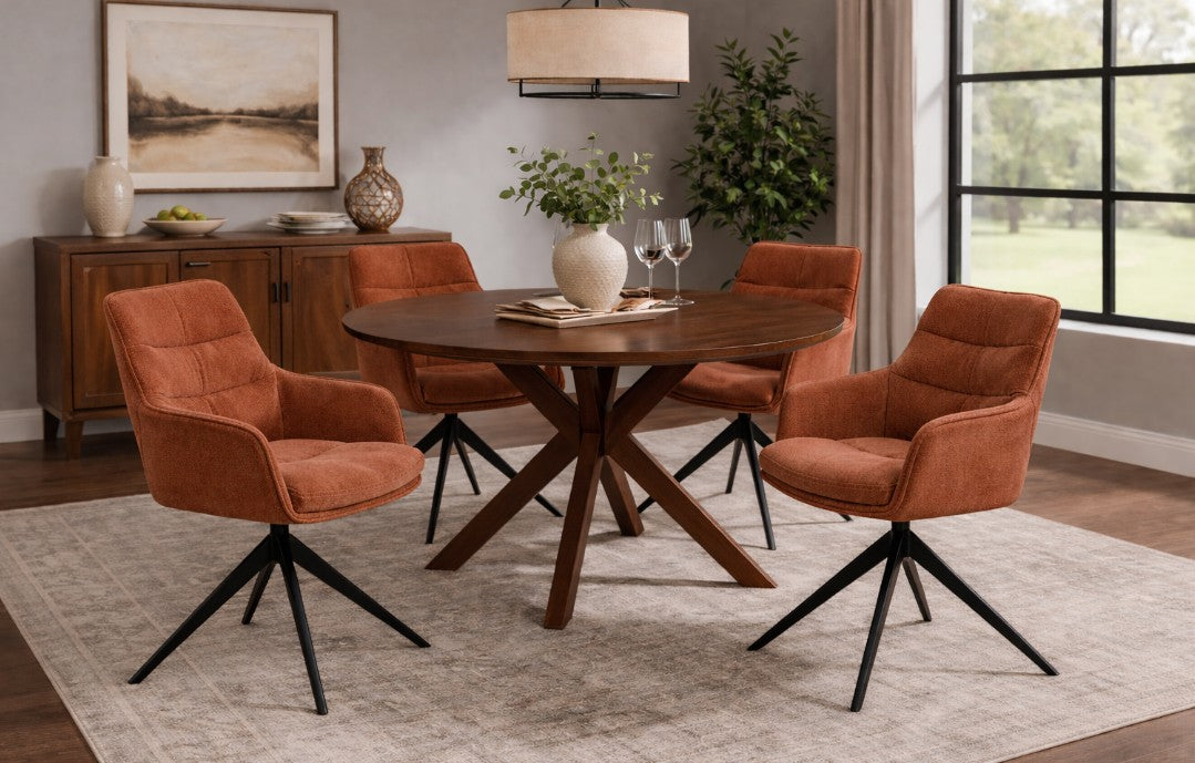Carly 360 Swivel Dining Chair