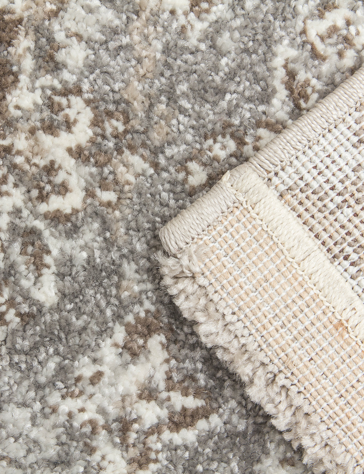 Antika Patchwork Greige Rug
