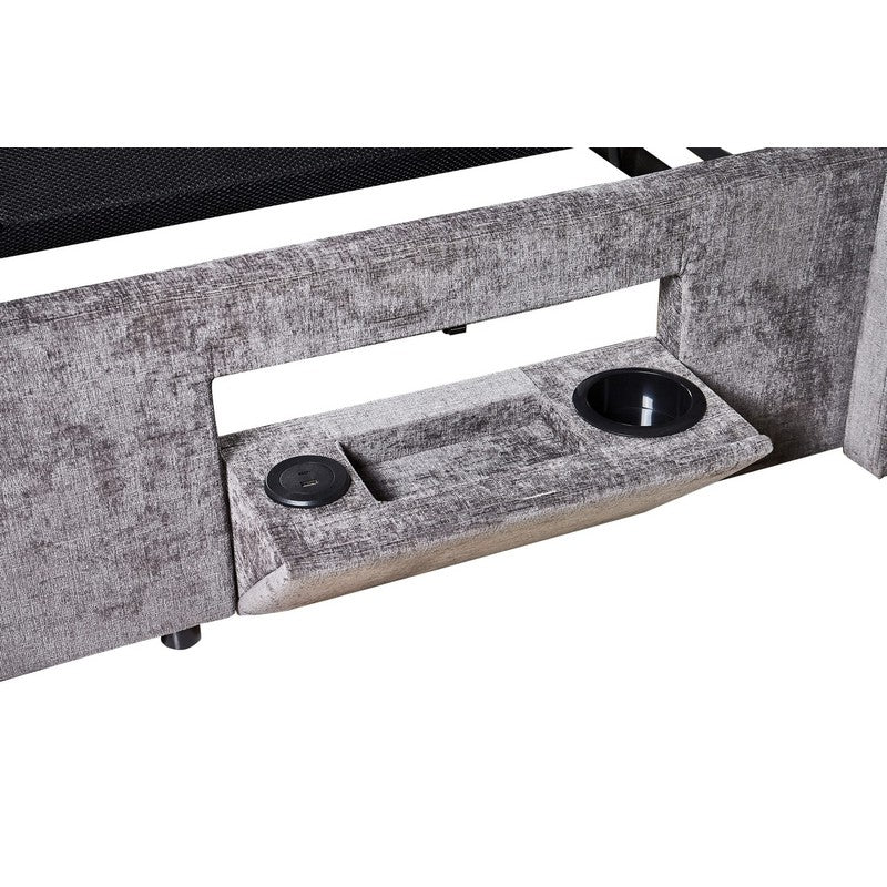 Clara GasLift Storage Bed Beige