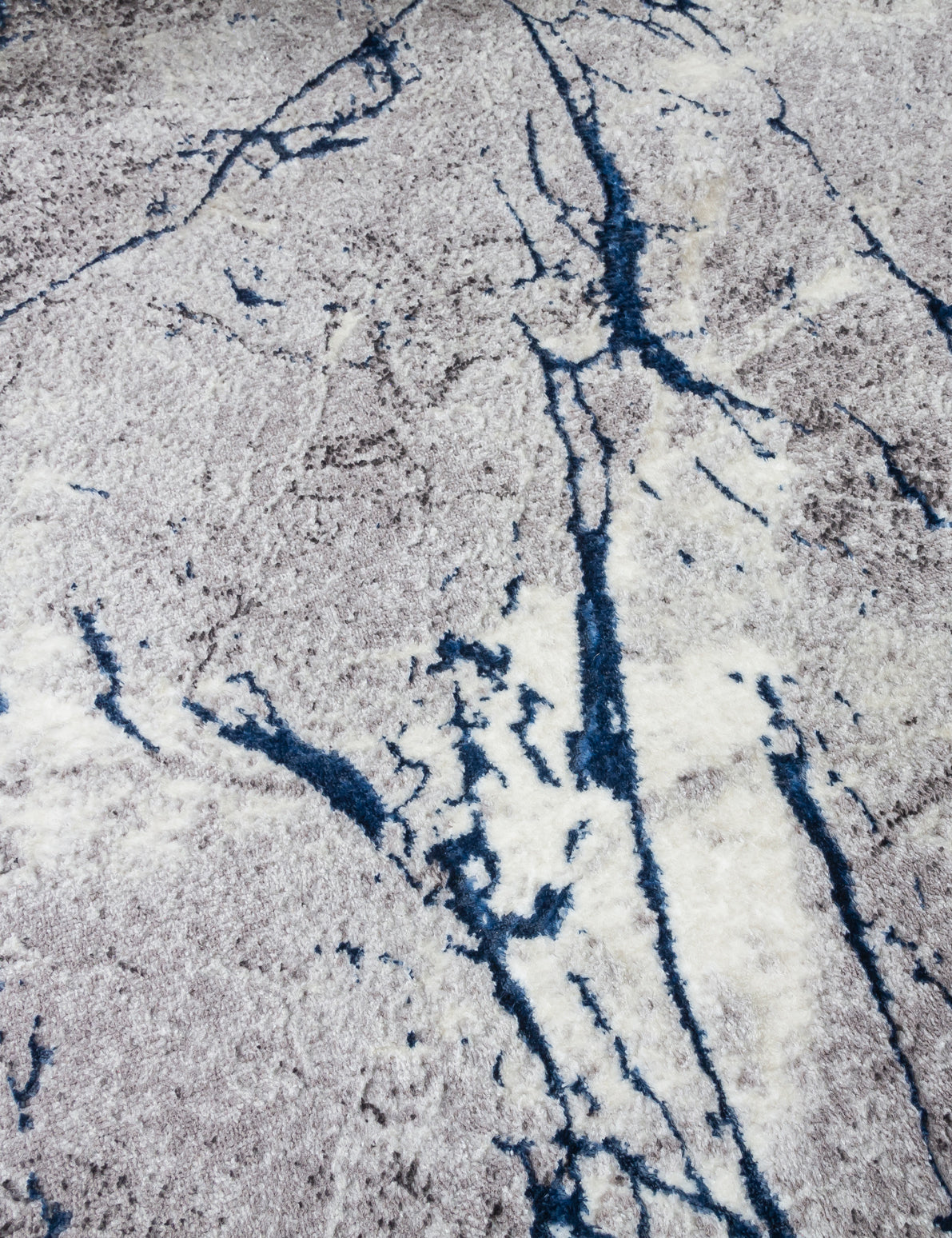 Glitz Marble Blue Rug
