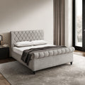 Chesterfield Fabric Bed Frame (available in 4'6" and 5')