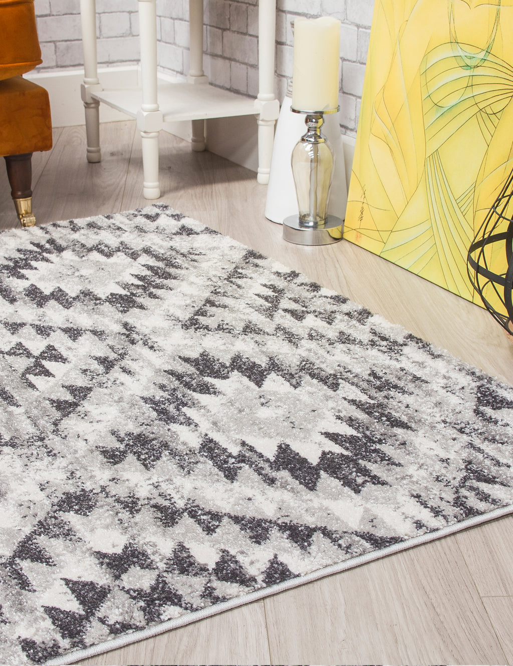 Ardenne Azteca Grey Rug