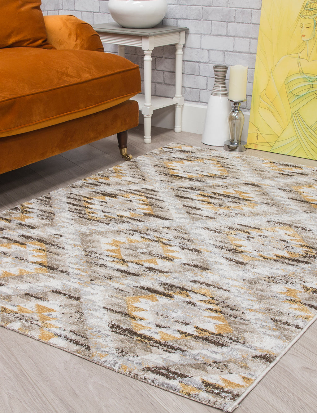 Ardenne Azteca Ochre Rug