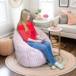 Milano Pink Soft Beanbag