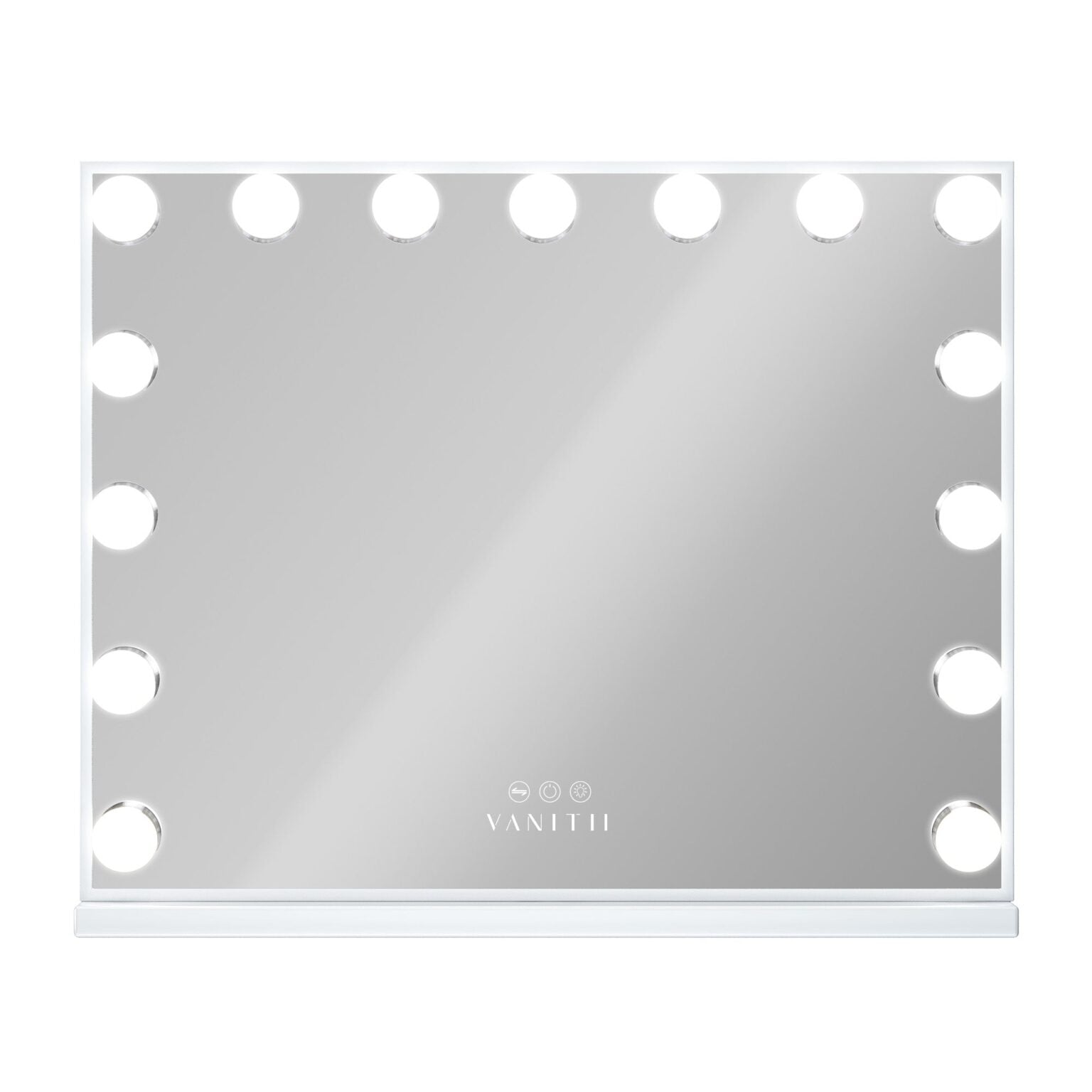 VANITII Mary Hollywood Vanity Mirror XXL – 15 Dimmable LED Bulbs