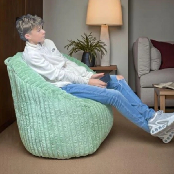 Milano soft Green Beanbag