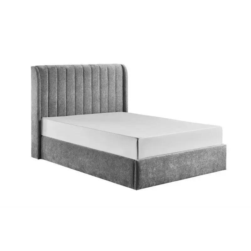 Frida Gaslift Ottoman Storage Bedframe Grey