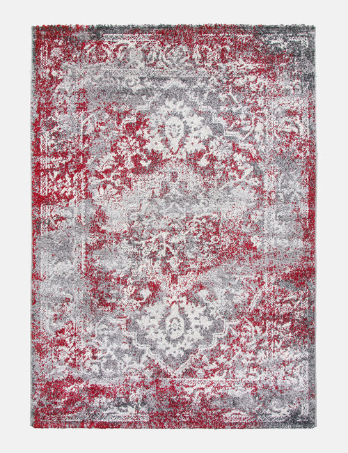 Antika Medallion Red Rug