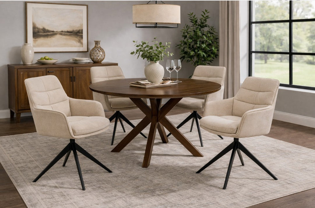 Carly 360 Swivel Dining Chair