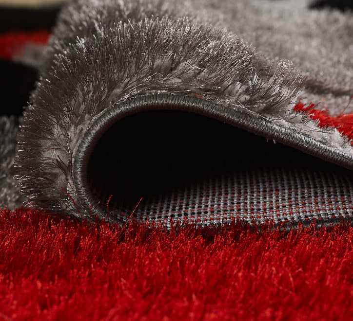 Pluton Rug - Red Grey