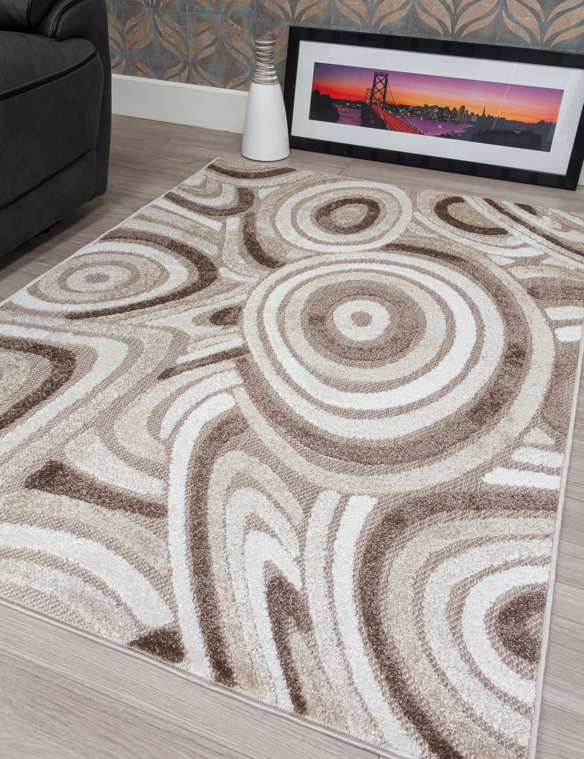 Alessia Oasis Beige Rug